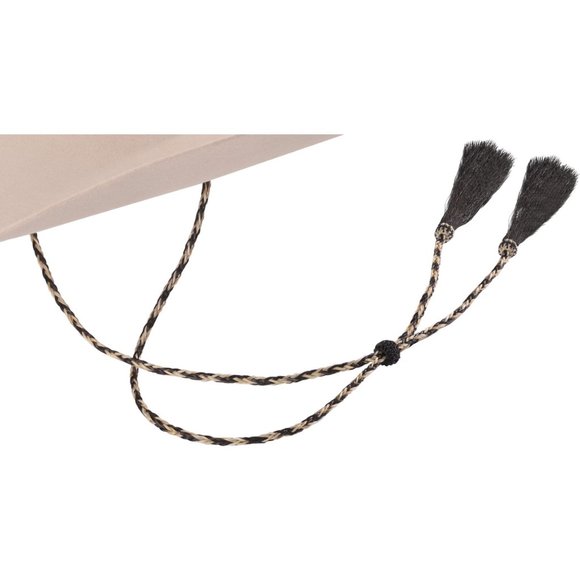 White and Black Braided Stampede String